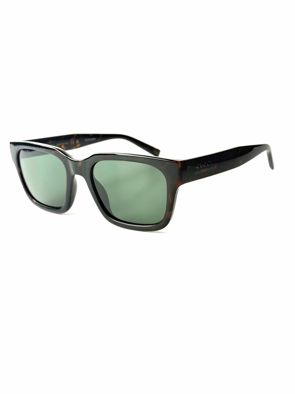 Gucci GG 1857 S 002 New Sunglasses Brown Square Plastic 55-20 Authenti